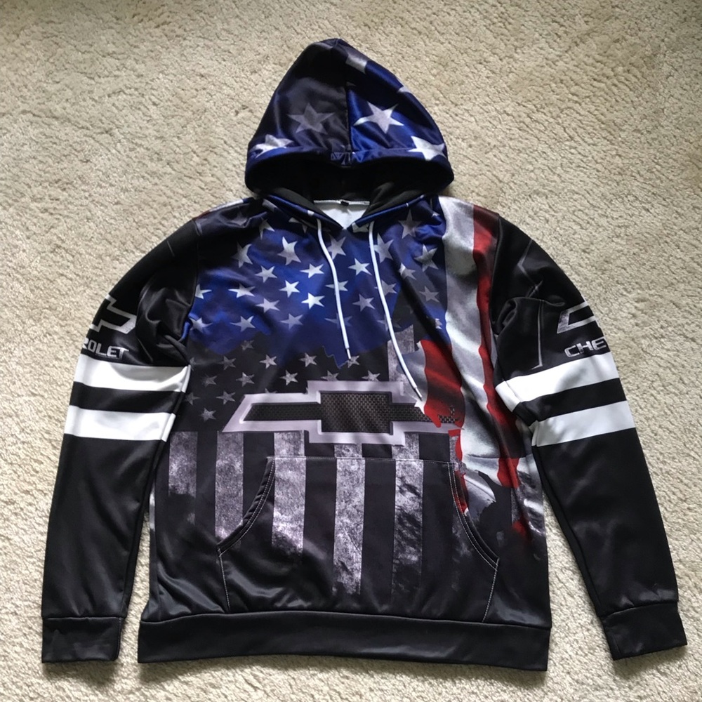 Men's Chevy Bowtie Hooded Sweatshirt main image 1